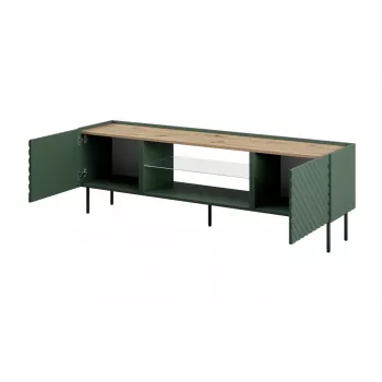 EF ONDA RTV skapis 180.5x40xH58.39 zaļš (stāvošs vai stiprināms pie sienas)