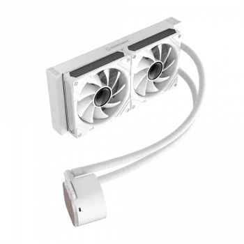 Gamemax ICEBURG 240 DIGITAL WH | Šķidruma dzesēšanas sistēma CPU | Balta