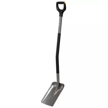 Lāpsta Fiskars Ergonomic FS.S. 1025376 Pelēka — ergonomiska dārza lāpsta Fiskars 1070058