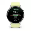 Garmin Venu 4 45 mm 010-03014-02 viedpulkstenis (sudraba, citronkrāsas silikona siksniņa)