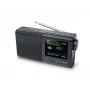 Pārnēsājamais radio muse M-117 DB — DAB/DAB+/FM, 3W RMS, 2.8 collu TFT, ārējā antena, 3,5 mm ligzda, 0,3 kg, melns