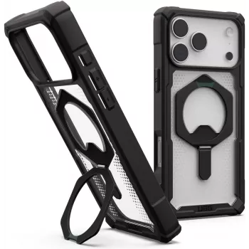 UAG Urban Armor Gear Plasma XTE MagSafe Statīva Maciņš | Apple iPhone 17 Pro Max | melns/caurspīdīgs | 11452811404G