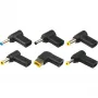 Xilence XM022 adaptera uzgaļu komplekts, 6 gab., melns, Xilence GaN USB-C lādētājam