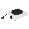 Adler AD 6503 baltā galda plīts ar slēgto plāksni, 1 zona