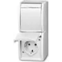 Busch Jaeger 20-02 EWN-54 Kontaktligzda CEE 7/3 Balta (2084-0-0714)