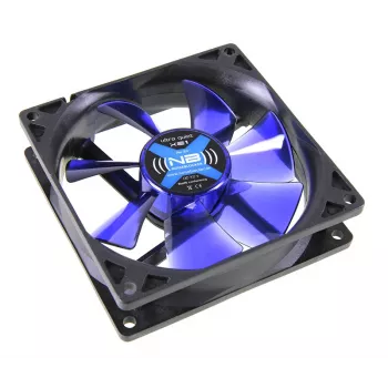 Datora korpusa ventilators NoiseBlocker BlackSilentFan XE1 92 mm, 1500 RPM, 17 dB, 50 m³/h, 4 V, Melns