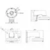 Hikvision Digital Technology DS-1272ZJ-110 drošības kameras stiprinājums