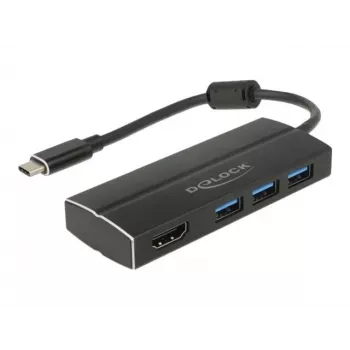 Dock DeLOCK 63931 — USB-C HDMI + 3x USB 3.0