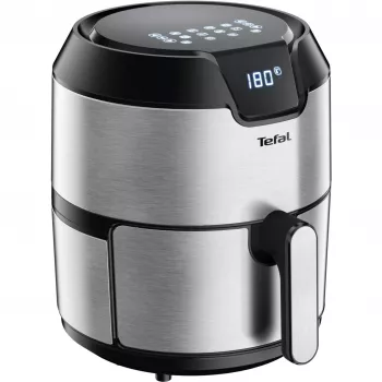 Tefal Easy Fry EY401D 4.2 L 1500 W Karstā gaisa fritieris Melns, Nerūsējošais tērauds