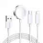 Magnētiskais lādētājs Joyroom S-IW008 Lightning USB-C 5V 1,2m Balts