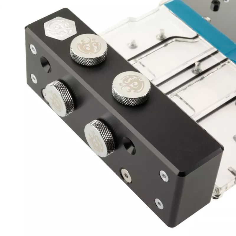 BitsPower X-TEND aktīvā aizmugures plāksne RTX 4090 FE — akrila apdare (BP-VG4090FE-BKP)