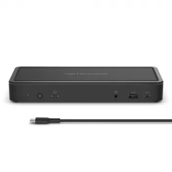Belkin INC003VFBK klēpjdatora dokstacija / pieslēgvietu paplašinātājs, USB 3.2 Gen 2 (3.1 Gen 2) Type-C, melna