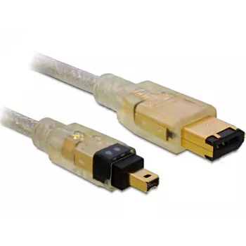 FireWire A/A kabelis DeLOCK 2.0m Pelēks