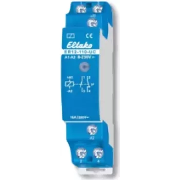 ELTAKO Komutācijas relejs 1S/1 NC ER12-110UC 1TE elektronisks 8-230V 2000W ER12-110-UC (22110002)