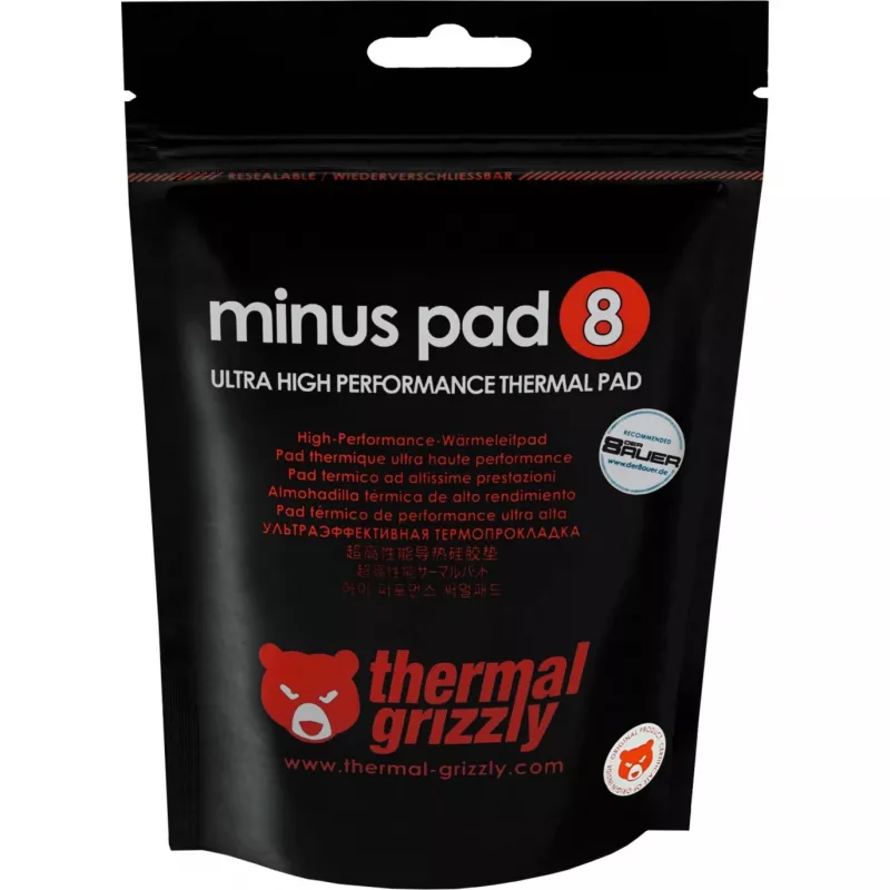 Termopaliktnis Thermal Grizzly Minus Pad 8 (120×20×1,5 mm, 8 W/m·K)