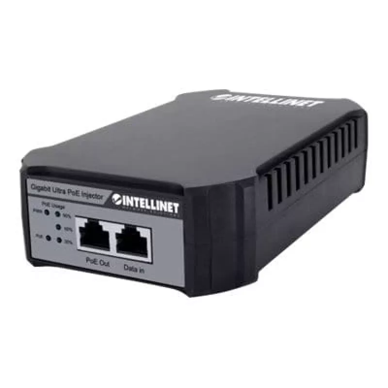 Intellinet Gigabit PoE++ Inžektors, 95 W, IEEE 802.3bt (4PPoE), Plastmasas korpuss, Sienas montāža