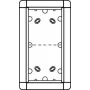 Ritto 18832/20 Portier AP-Frame sudraba - rāmis - sudraba krāsa - virsmas montāža - 133 mm - 37 mm - 230 mm (1883220)