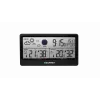 Laika stacija BLAUPUNKT WS20BK — iekštelpu/ārštelpu temperatūras un mitruma displejs, melna, 1 sensors, LCD, bateriju darbināma