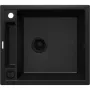 DEANTE BLACK MATT MAGNETIC 1-BOWL GRANITE SINK