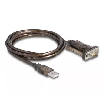 DeLOCK 62646 USB 2.0 Type-A uz Serialo RS-232 D-Sub 9 kontaktu vīrišķais adapteris