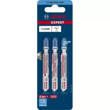 Bosch Expert T118 EHM zāģa asmens karbīds 3 gab.