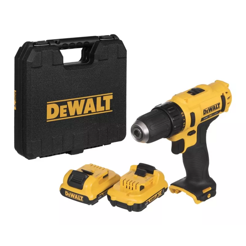 DeWALT DCD bezatslēgas 10,8V bezvadu urbjmašīna-skrūvgriezis Li-Ion, Eiropas kontaktdakša