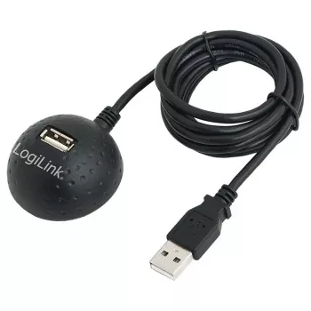 USB 2.0 pagarinātāja kabelis ar dokošanas savienotāju
