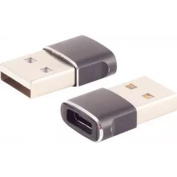 Dzimuma mainītāja ShiverPeaks BS14-05034 USB A uz USB C pelēks
