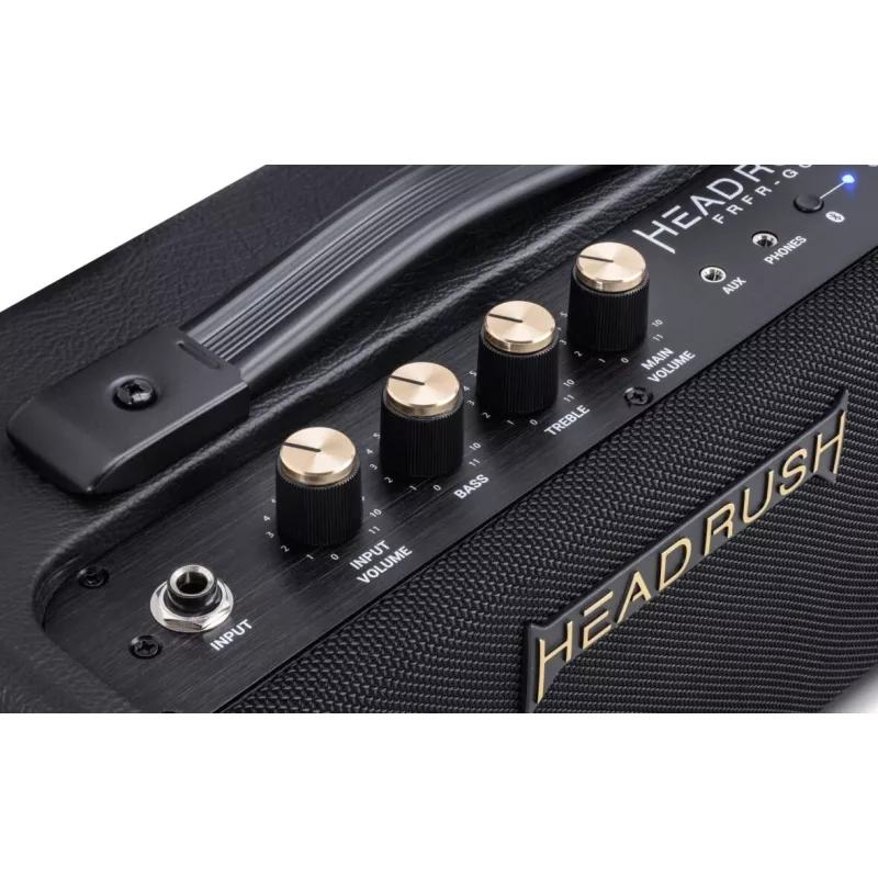 Portatīvais FRFR ģitāras pastiprinātājs HEADRUSH FRFR-GO, 65W, pilna diapazona, baterija/tīkls