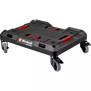 Ritoša platforma sistēmas kastēm EINHELL E-Case, melna, kravnesība līdz 120 kg