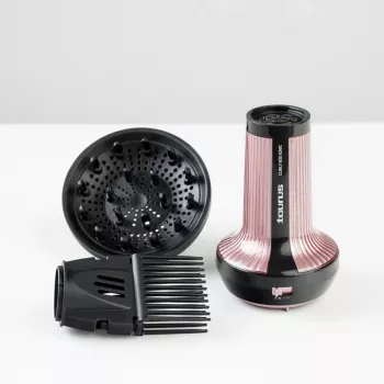 Taurus Fēns 900400000 — 2200W, 3 ātrumi, 3 temperatūras, difuzors un koncentrators, melns