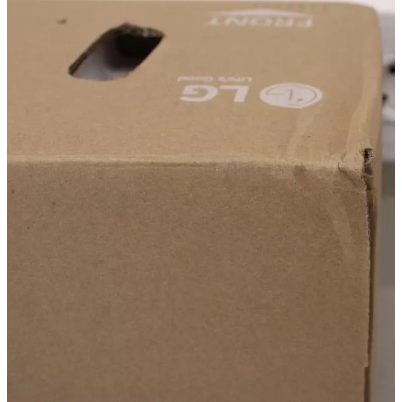 LG produkts ar bojātu iepakojumu, lietots, saskrāpēta kāja