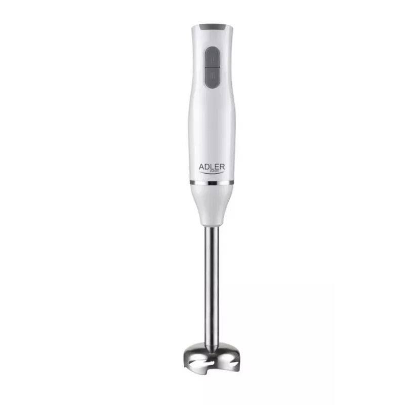 Adler AD 4620 rokas blenderis ar piederumiem, 800 W, 2 ātrumi, smalcinātājs 450 ml, mērtrauks 750 ml, putotājs, balts