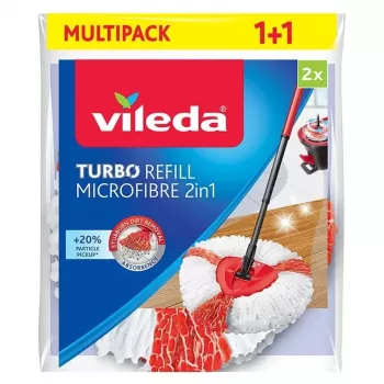 Mopas galviņa Vileda sarkana balta