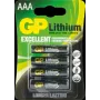 GP Batteries Lithium 103173 AAA vienreizējās lietošanas baterija, 4 gab.