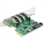 DeLOCK 89360 iekšējā PCIe USB 3.2 Gen 1 interfeisa karte