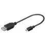 SBOX USB A sievišķais uz Micro USB vīrišķo kabelis 0,1 m