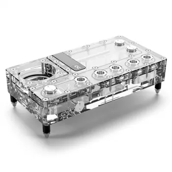 Alphacool Core Distro Plate caurspīdīgs akrils 125x240x68.8mm