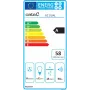 CATA Tvaika nosūcējs GC DUAL A 45 XGWH Kupola tips, Energoefektivitātes klase A, Platums 45 cm, 820 m³/h, Skārienvadība, LED, Balts stikls