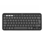 Logitech Pebble Keys 2 K380s - Bezvadu tastatūra - Bluetooth LE - QWERTY - Nordic (dāņu/somu/norvēģu/zviedru) - tonālais grafīts (920-011879)