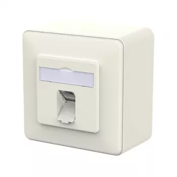 METZ CONNECT Savienojuma ligzda E-DAT C6A LSA++ 1 Ports AP reinwei