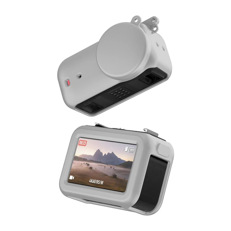 Silikona aizsargapvalks Puluz DJI Osmo Nano (Pelēks)