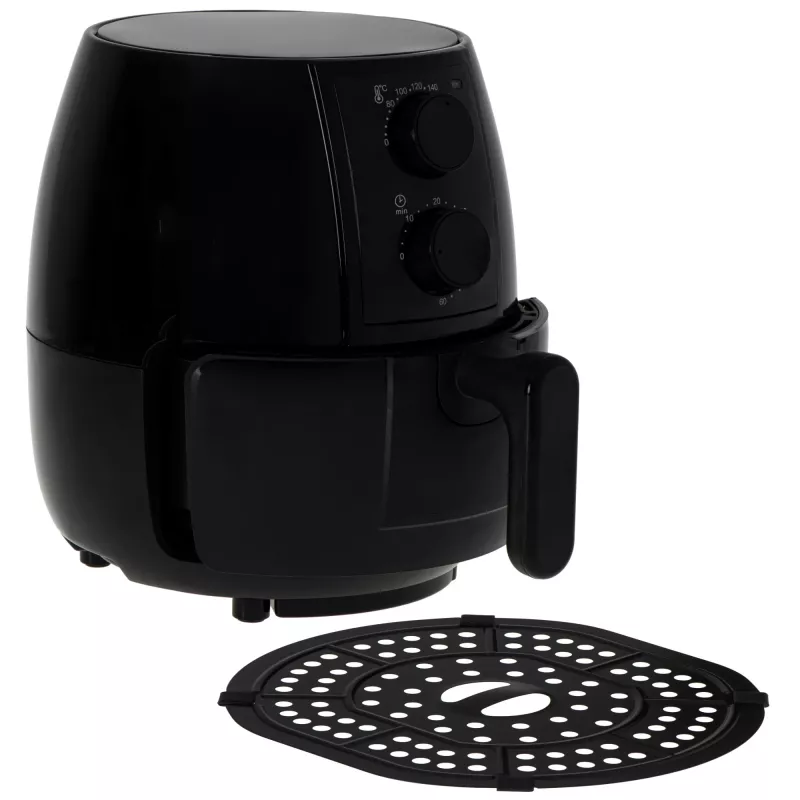 Gaisa fritieris Adler AD 6312 — 2,5 L, 1600 W, melns, 80–200°C, 60 min taimeris