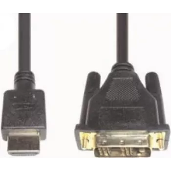 e+p HDMI uz DVI-D video adaptera kabelis 2 m melns