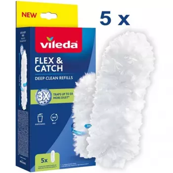 VILEDA Flex&Catch putekļu slotiņas nomaiņas ieliktņi 5 gab. 177664