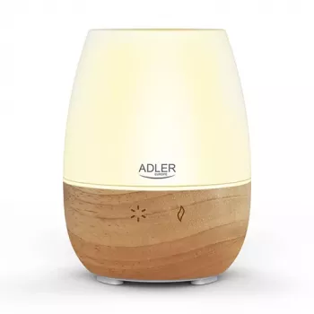 Aromas difuzors Adler AD 7967 — ultraskaņas, telpām līdz 25 m², brūns/balts