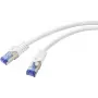 Renkforce RF-6830456 tīkla kabelis RJ45, Patch kabelis CAT 6a S/FTP 5.00 m Balts 1 gab.