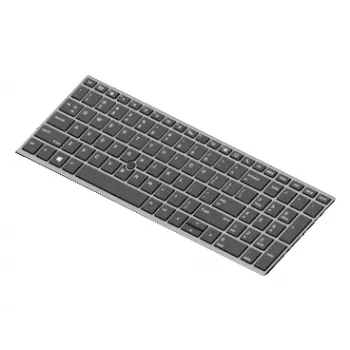 HP L14366-B31 tastatūra EliteBook 850 G5, melna, NL izkārtojums, ar fona apgaismojumu