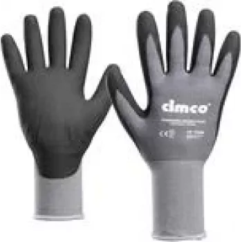 Aizsargcimdi darbnīcai Cimco 141266, melni pelēki