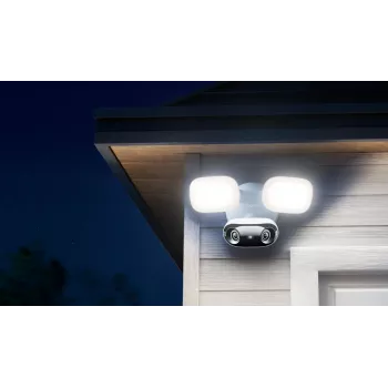 Āra prožektora kamera Reolink Floodlight Series F751W — 8 MP, F2.8mm/F1.6 objektīvs, IP66, Micro SD līdz 512GB